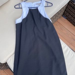 Banana republic classy black and white dress